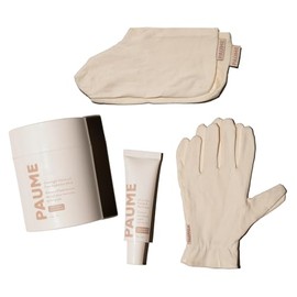 PAUME Kit de rescate de manos y pies, máscara de hidratación nocturna, crema de cutículas y uñas todo en uno, guantes y calcetines nocturnos, humedad 