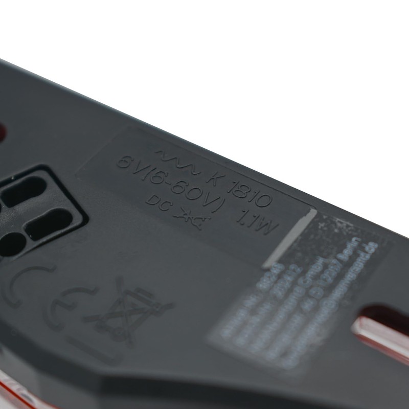 nean Bicycle E-Bike Rear Light with Brake Light, Reflector and