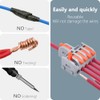 10 piezas Conectores Eléctricos, 1 Entrada y 5 Salida, Conectores