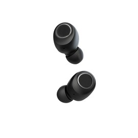 SONIDOLAB Vibe Auriculares Inalámbricos (Negro) Bluetooth 5.0 Conexión Dual/Resistencia al Sudor IP44 Más de 20 Hrs de Reproducción con Estuche de Carga/Sonido EQ