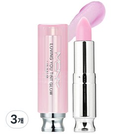 McQueen New York Loving You Tint Glow Lip Balm, Vivid Pink, 3.5g, 3 pieces / 맥퀸뉴욕 러빙유 틴트 글로우 립밤, 비비드핑크, 3.5g, 3개