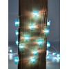 The Dreidel Company Hanukkah LED String of Lights Menorah and