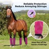 KUEIOX Mesh Horse Fly Boots Set of 4，Adjustable and Universal