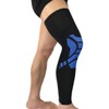 2 Compression Springs Knee Stabilizers Black And Blue M