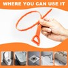 Drain Clog Remover, Effective Drain Snake Hair Drain Clog Remover,