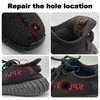 Hadwoer Reparación de agujeros para zapatos deportivos, insertos de parche