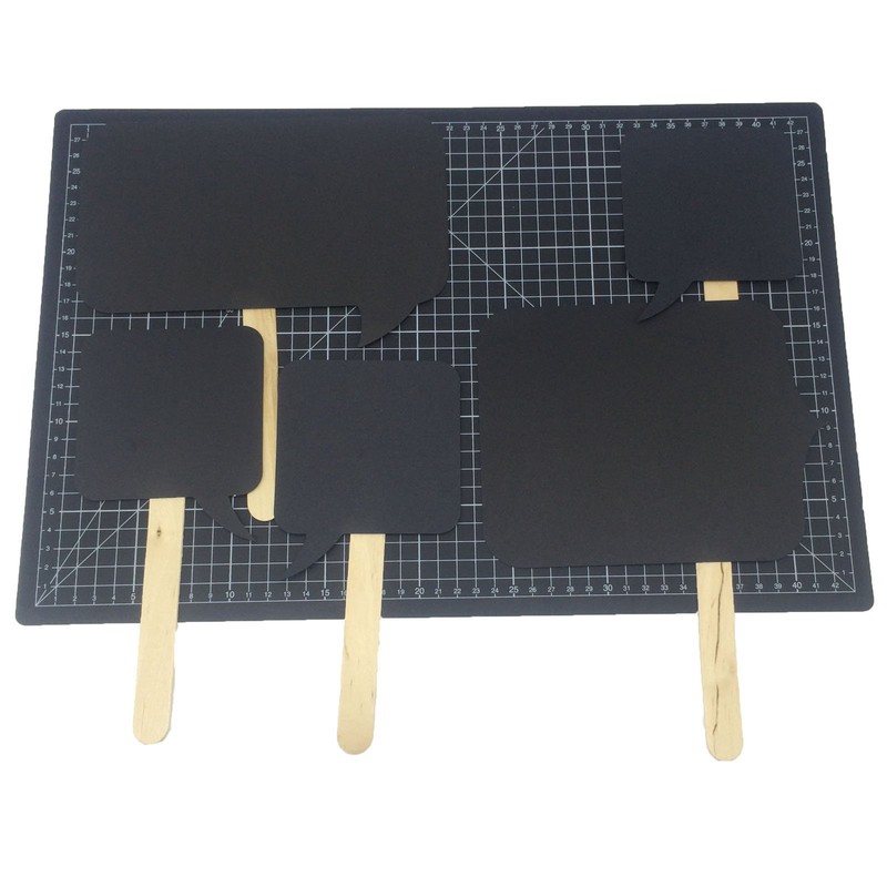Chalkboard Speech Bubbles and Signs Wedding Parties Photo Booth Props