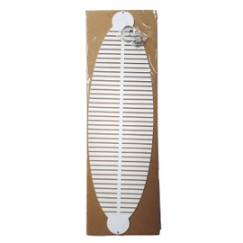 3 Pack - 15.75 x 4.75 inch Double Sided Helix Fishtail Sublimation Wind Spinner Blanks w/Hooks