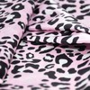 Satin Print Fabric Cheetah Pattern for Craft and Decoration (1Yd,