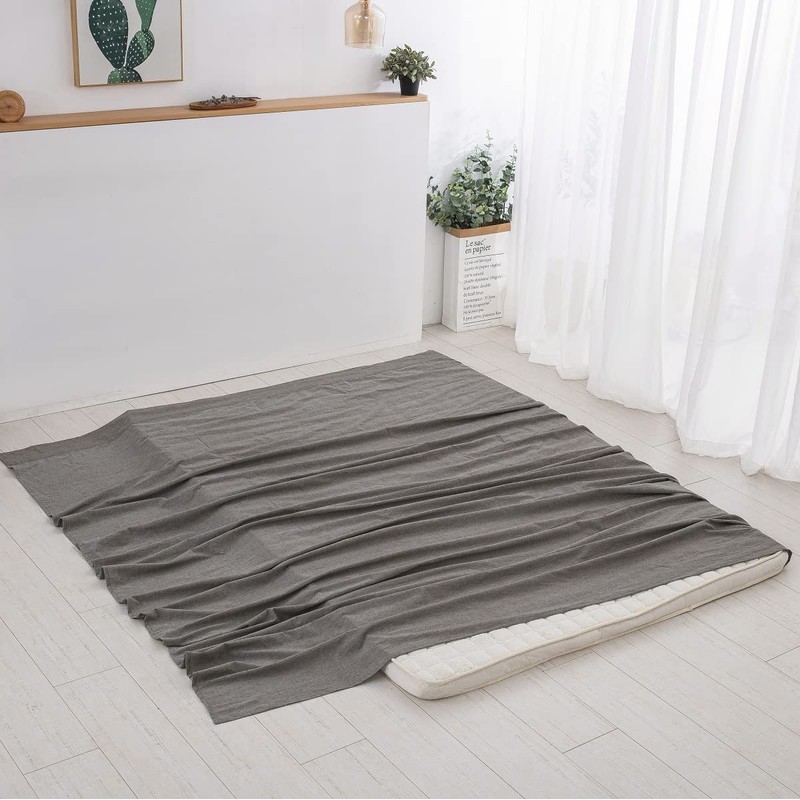 Flat Bed Sheet, Double, 86.6 x 98.4 in (220 x