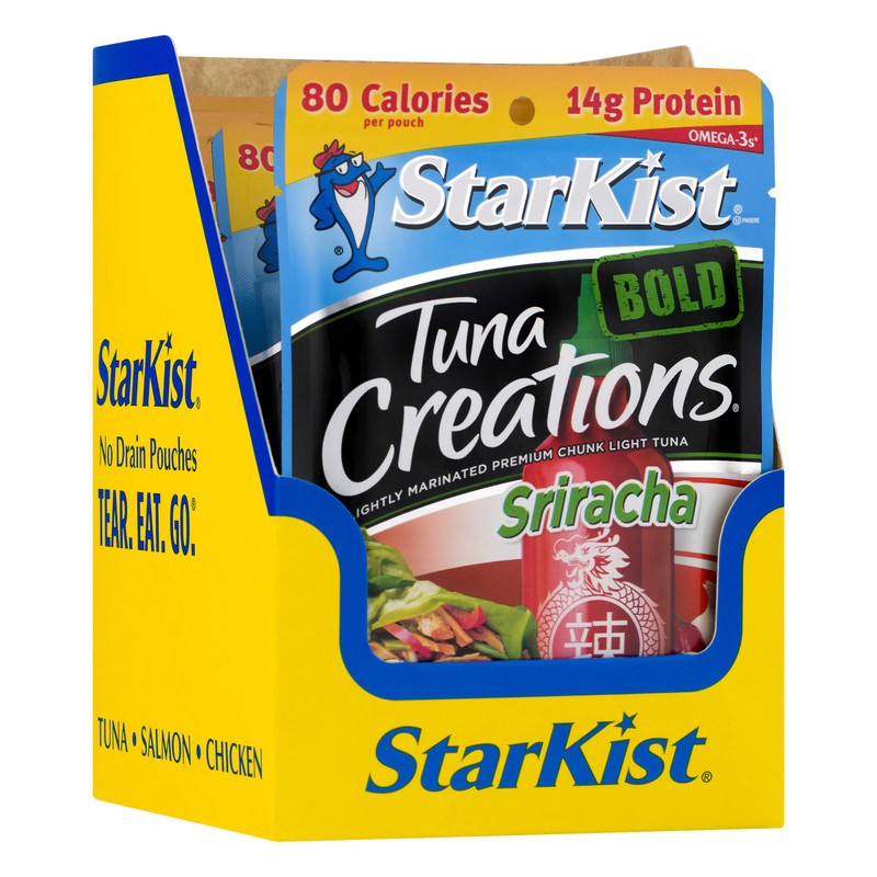 StarKist Tuna Creations BOLD, Sriracha, 2.6 Oz, Pack of 24