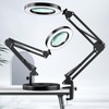 HITTI 10X Magnifying Glass with Light, 1,800 Lumens Stepless Dimmable,