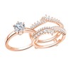 Newshe Wedding Rings for Women Engagement Ring Enhancer Band Bridal