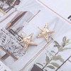 Sttiafay Boho Starfish Earrings Gold Starfish Stud Earrings Large Starfish