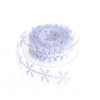 BESTOYARD 5 m Snowflake Decorative Ribbon Lace Trim Fabric Ribbon