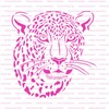 Jaguar Head Stencil Template for Walls and Crafts - Reusable
