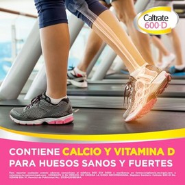 Caltrate Suplemento de Calcio 600 D 600mg  400 UI Frasco con 60 tabletas                                                                              