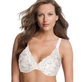 Playtex womens Love My Curves Feel Gorgeous Underwire Full Coverage Us4513 bras, Warm Steel/Mother of Pearl Combo, 40B US