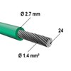 Wiltec 50 m Robotic Lawnmower Boundary Cable Diameter 2.7 mm