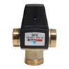 aikoolwer 3 Way DN25 Male Thread Brass Thermostatic Hot Cold