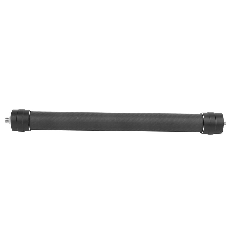 Black Carbon Fiber Lightweight Triaxial Stabilizer Extension Rod 35cm Lengthen