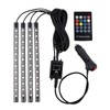 Car LED Strip Light, 4pcs 36 LED DC 12V Multicolor