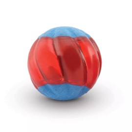 ZEUS DUO BALL DOG TOY WITH SQUEAKER - LARGE - 2 PACK - 2.5 IN