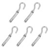 sourcing map 5Pcs M6 304 Stainless Steel Expansion Hook, Small