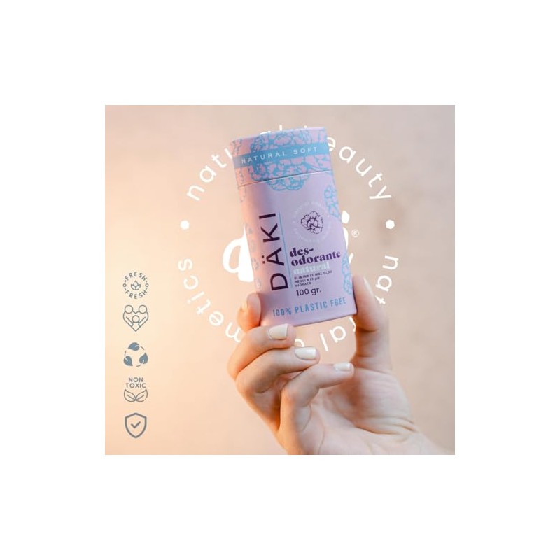 Däki Natural - Desodorante en Barra para Mujer y Hombre