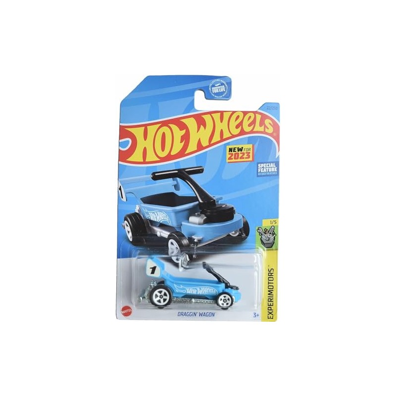 Hot Wheels Draggin Wagon, Experimotors 1/5 [Blue] 22/250