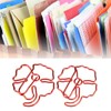 50Pcs Leaf Paper Clips 4 Leaf Clover Design Strong Metal