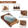 OUDQFCJ 1 Piece Soap Dish Wooden Shower Handmade Soap Holder