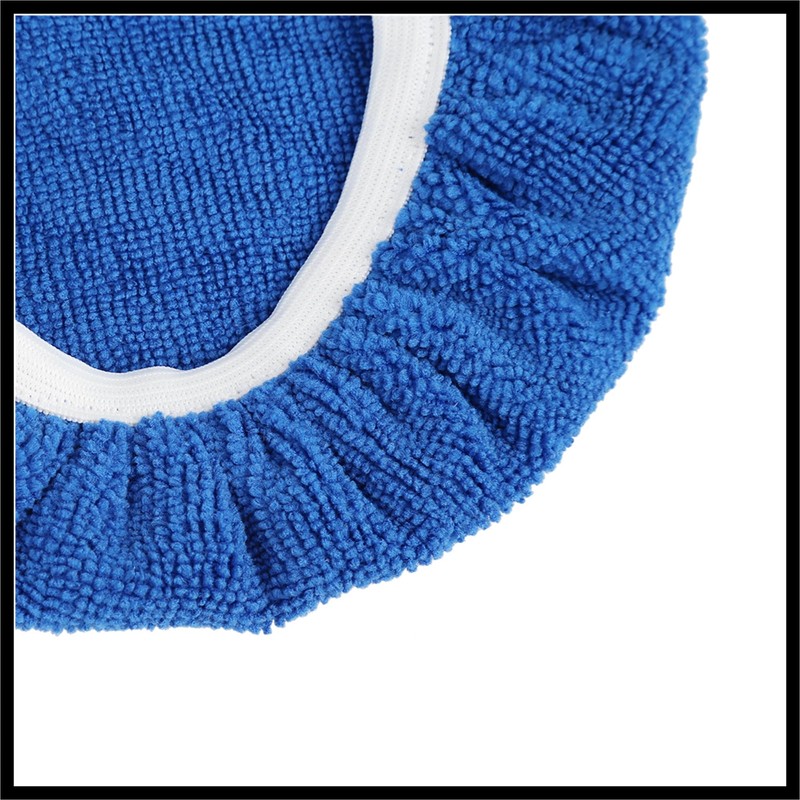 Hihaha 10pcs 5-6 Inch Soft Microfiber Car Waxing Polisher Pad