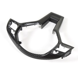 Steering Wheel Trim Cover, Long Term Use Steering Wheel Decorative Cover Perfect Fit 0994640013 Easy to Install Strong for C-CLASS W204 (Carbon Fiber Style)