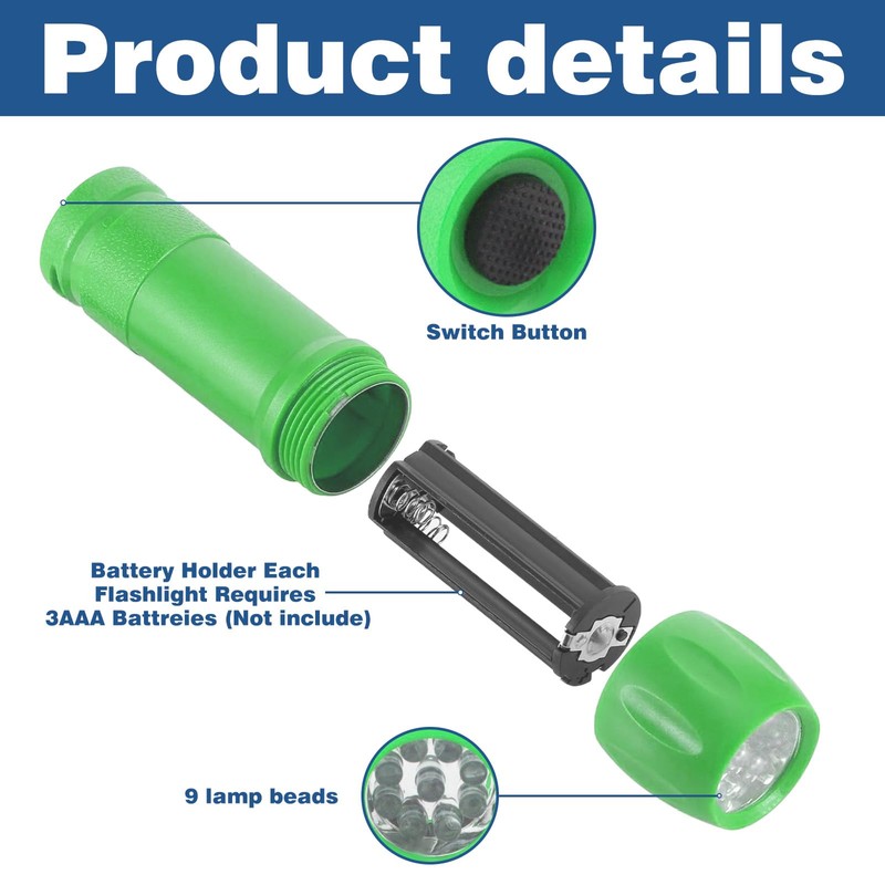 XZSKD 5PCS Kids Torch,Small Torches,Mini Flashlight,Mini Torches Led Super Bright