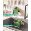 HapiRm Sponge Holder for Kitchen Sink, No Drill Kitchen Sink