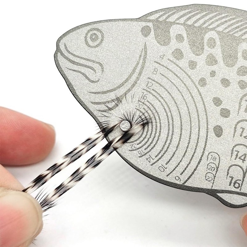 VOANZO 1PCS Lure Practical Fly Fishing Measuring Tool Easy To