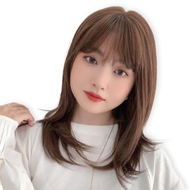 Bright Lara hf1889-UB-M Bare Wig, Medium Curl, Women's Medical Wig, Full Wig, Bamboo Wig,