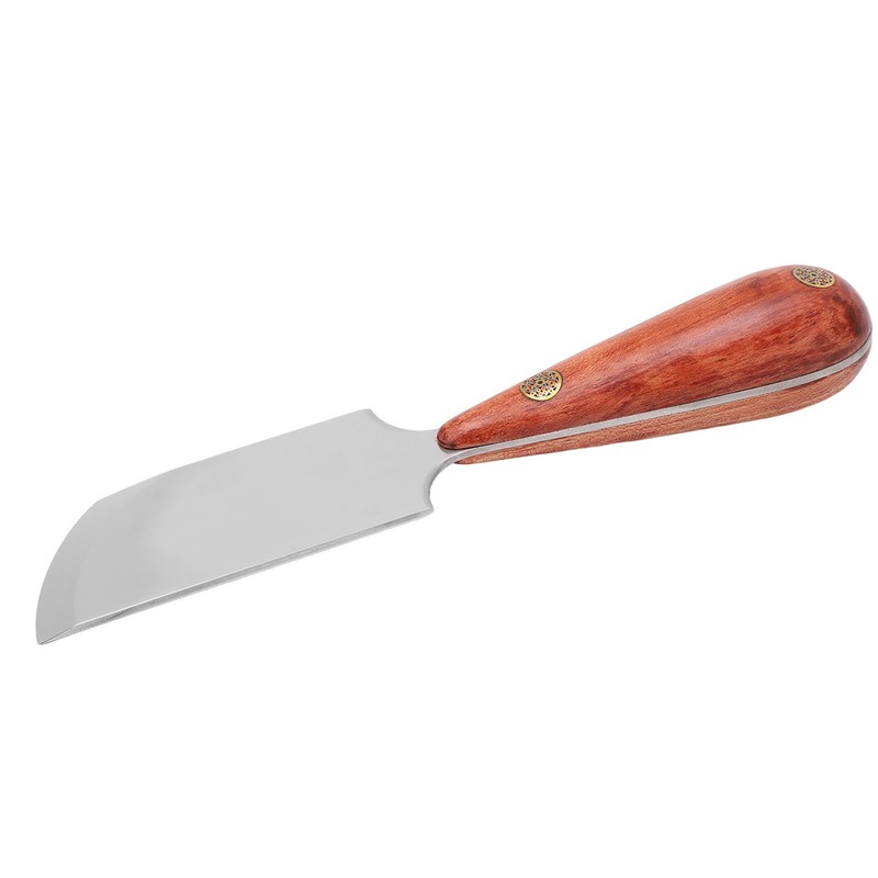 Leather Knife High Speed Steel Wooden Handle Easy Control Widely