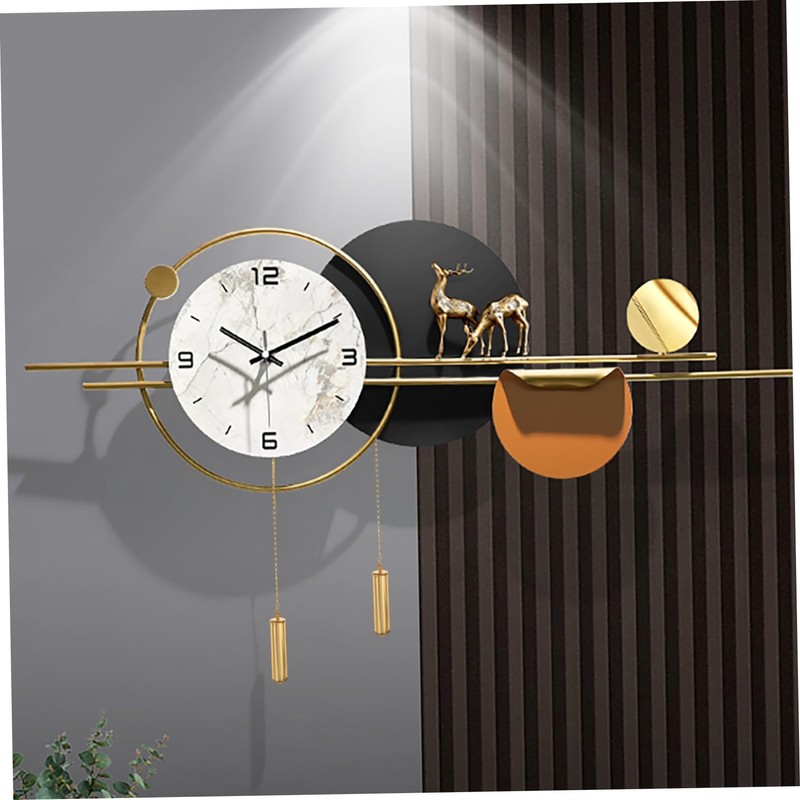 TEHAUX 5 Sets Heavy Duty Iron Clock Weight for Grandfather