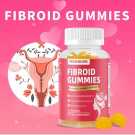 VAEYAE VAEYAE 60 Count Natural Orange Flavor Fibroid Gummies for Women Shrink Ovarian Cysts, Hormone Balance for Conception & Help to Get Pregnant Fast, Fertility Gummy for Female Warm Uterus and Womb Detox