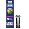 Oral-B CrossAction Electric Toothbrush Replacement Brush Head Refills, Black, 2