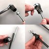 YWHWXB 11pcs Impact Bolt & Nut Remover Set with Solid