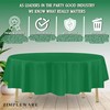 ZIMPLEWARE Green Standard Disposable Plastic Party Tablecloth [Case of 72]