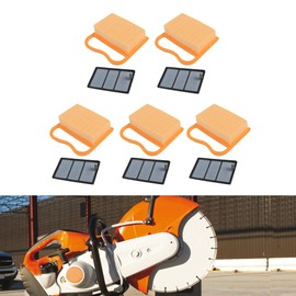 munirater 5-Pack Air Filter Set 4238 141 0300 Compatible with TS410 TS420 Concrete Cutoff Saw Replace 4238 140 1800 Parts