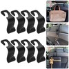 SOZOMO 8 pcs Gancho Universal Multifuncional para Reposacabezas de Coche,