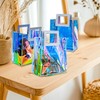 Holographic Small Gift Bag with Handles Iridescent Transparent Reusable Bags