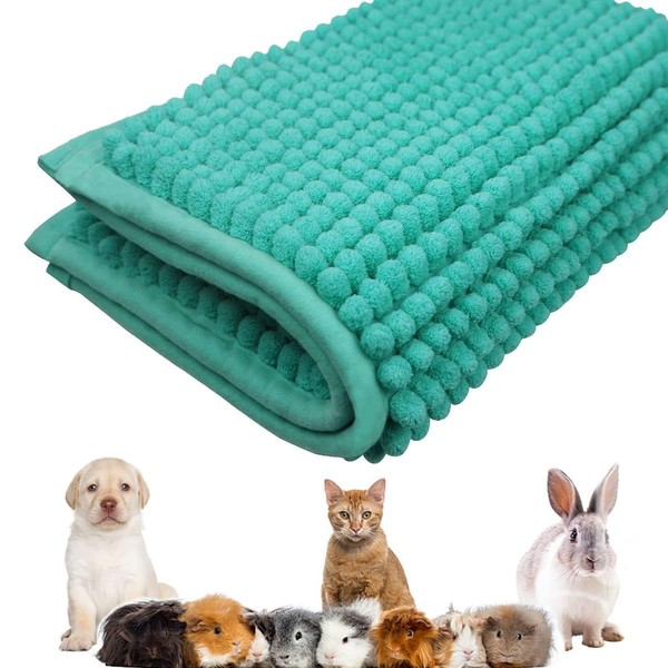 Nagudenfo Washable Pet Mat for use as Guinea Pig Mat,Muddy Mats for Dogs - 2 Pack 16" x 24" - Dirt and Water Absorbent Safe Non-Slip for Guinea Pig Cage Liner,Door Mat,Bath Mat