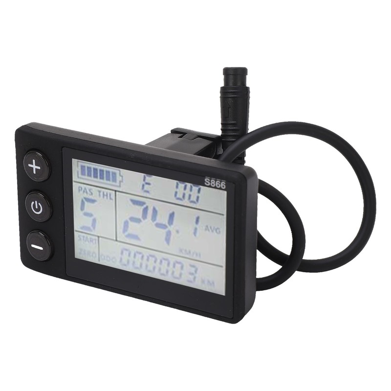 Electric Scooter Conversion LCD Display with 6P Waterproof Connector Mountain