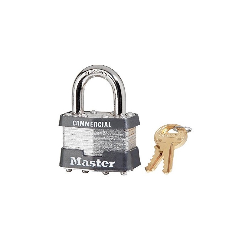 Master Lock Laminated Steel Padlock, 1KA 2396 Keyed Alike